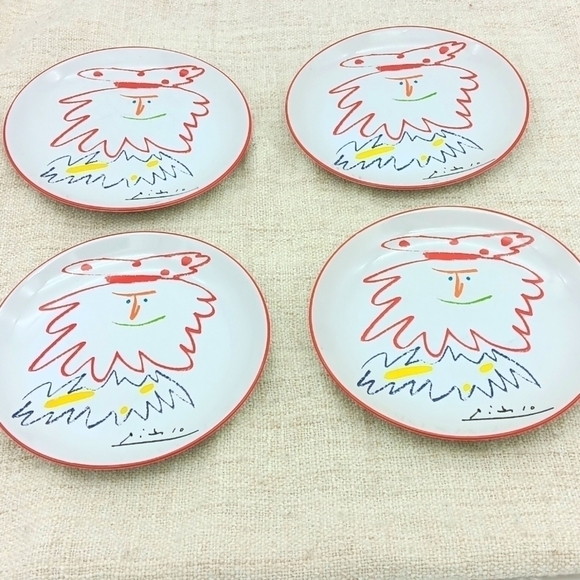 Picasso The King Masterpiece Editions 4 pc plates. - Picture 2 of 4